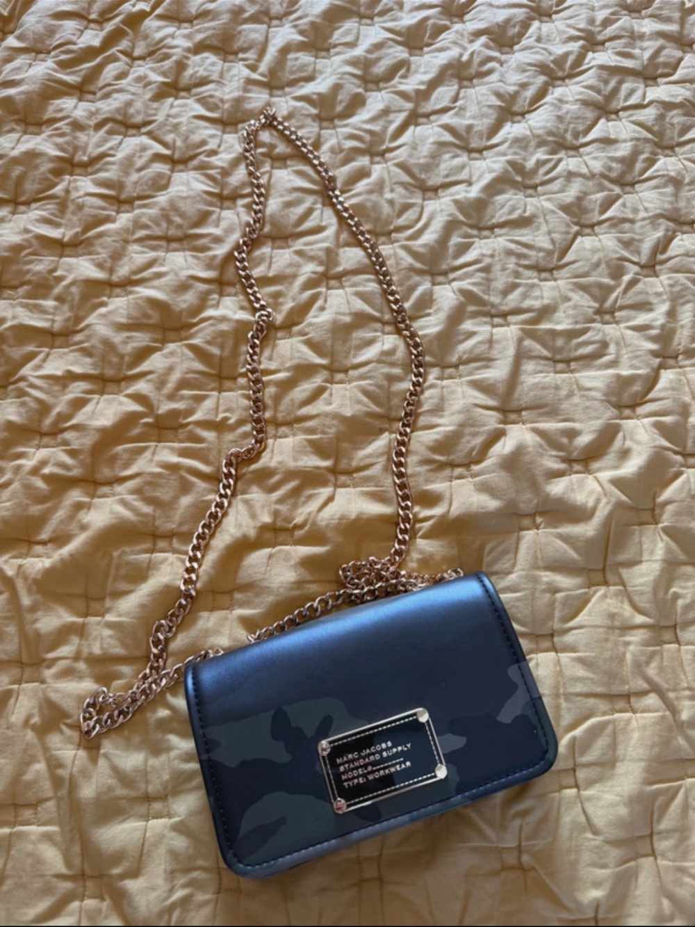 Marc Jacobs Navy Camo Crossbody & Wallet